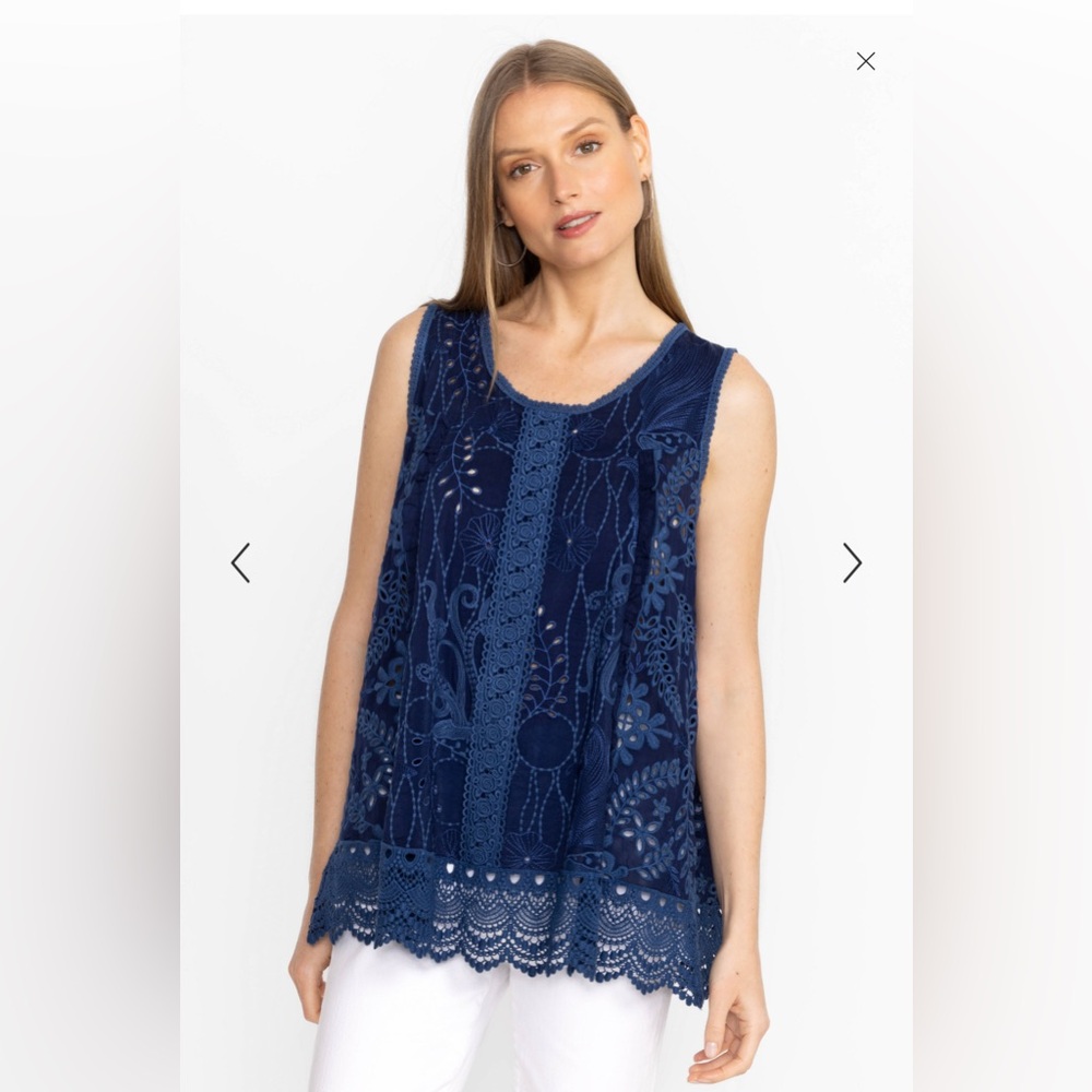 Johnny Was Tsion Blouse